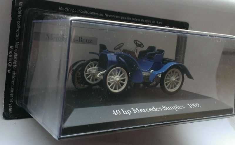 Macheta Mercedes Simplex 40hp 1902 - IXO/Altaya 1/43