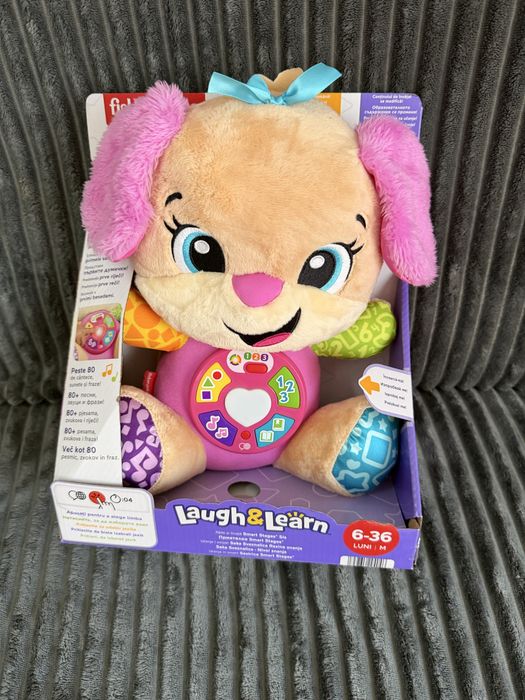 Кученце Fisher Price Laugh and Learn, за момиче, на няколко езика