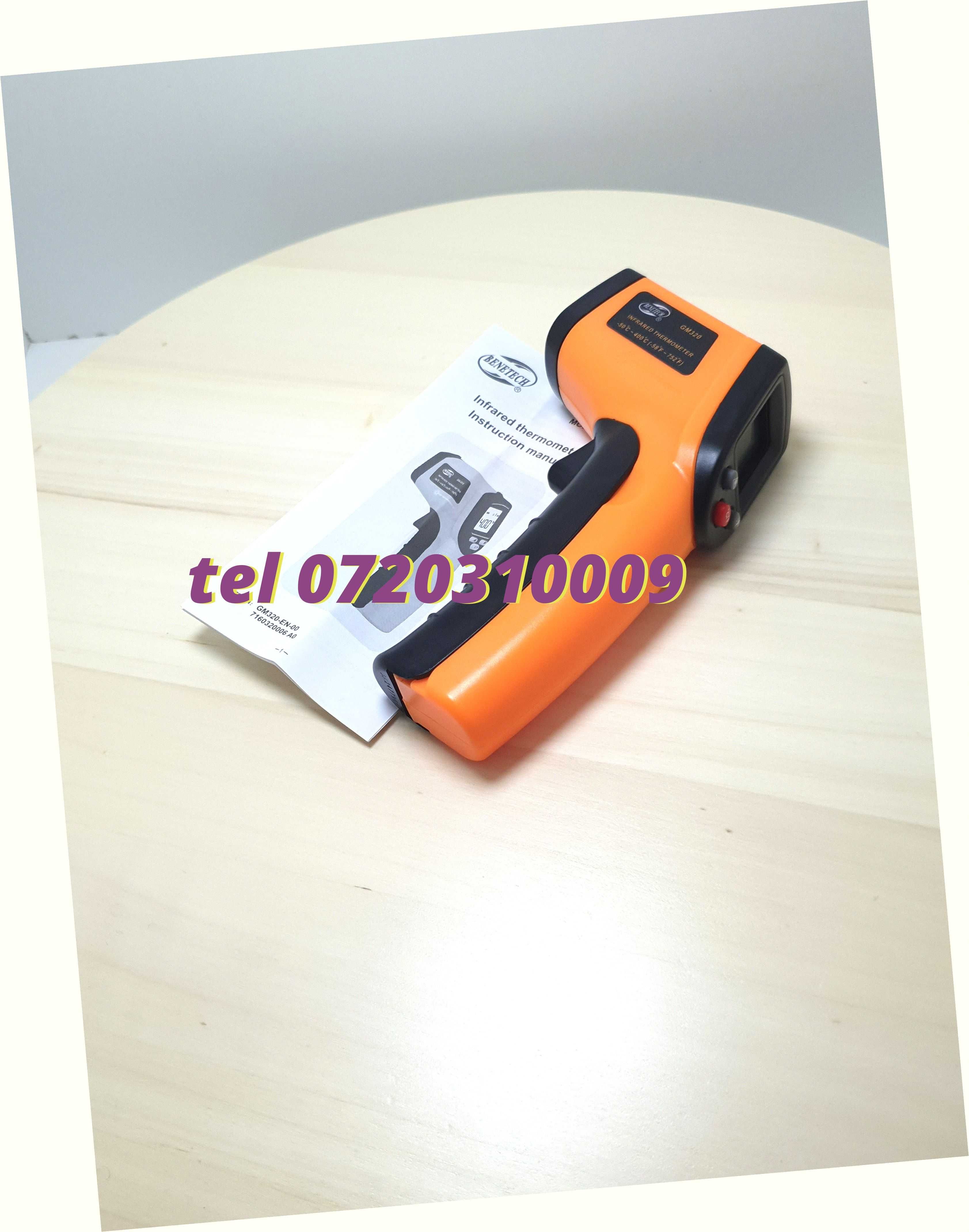 Termometru Industrial Profesional 50 380c Uni Galbennegru