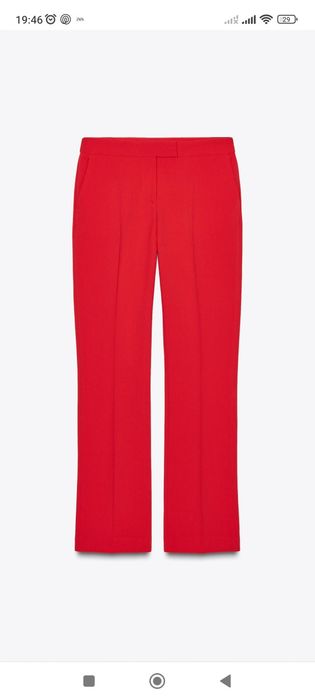 Червен костюм Зара