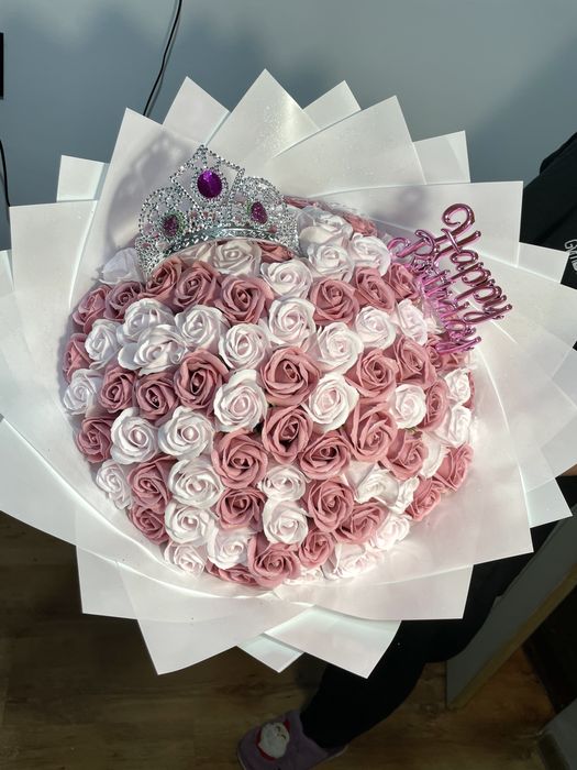 Buchet de flori din sapun