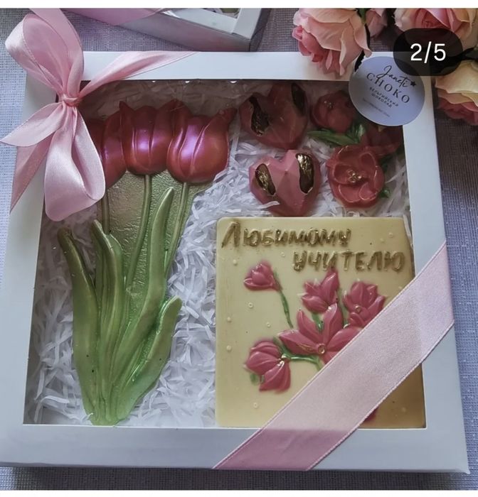 Подарки на день учителя из бельгийского шоколада