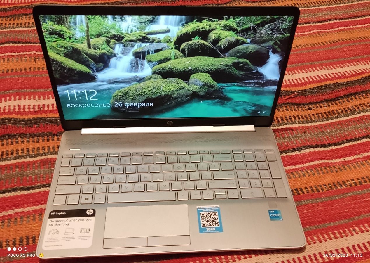 HP Laptop 3.00 GHz 8 Gb azu 256 Gb SSD  xotira