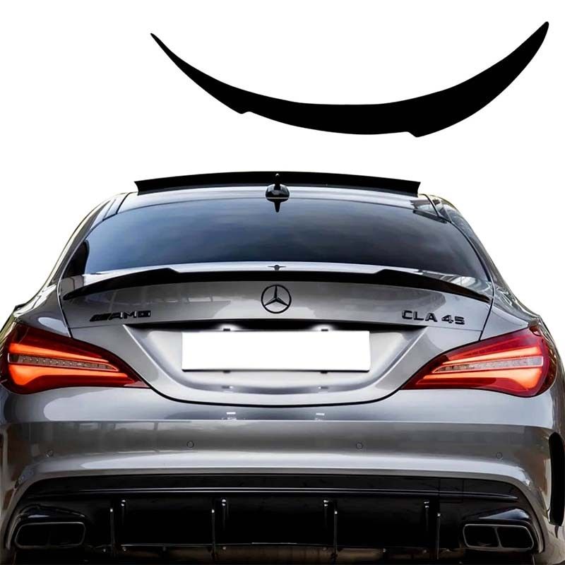 Спойлер за багажник M4 Design за Mercedes CLA C117 (13-18) Черен Гланц