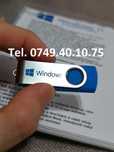Stick Bootabil + Licenta Windows 7 8.1 10 11 Home, Pro, pachet Office!