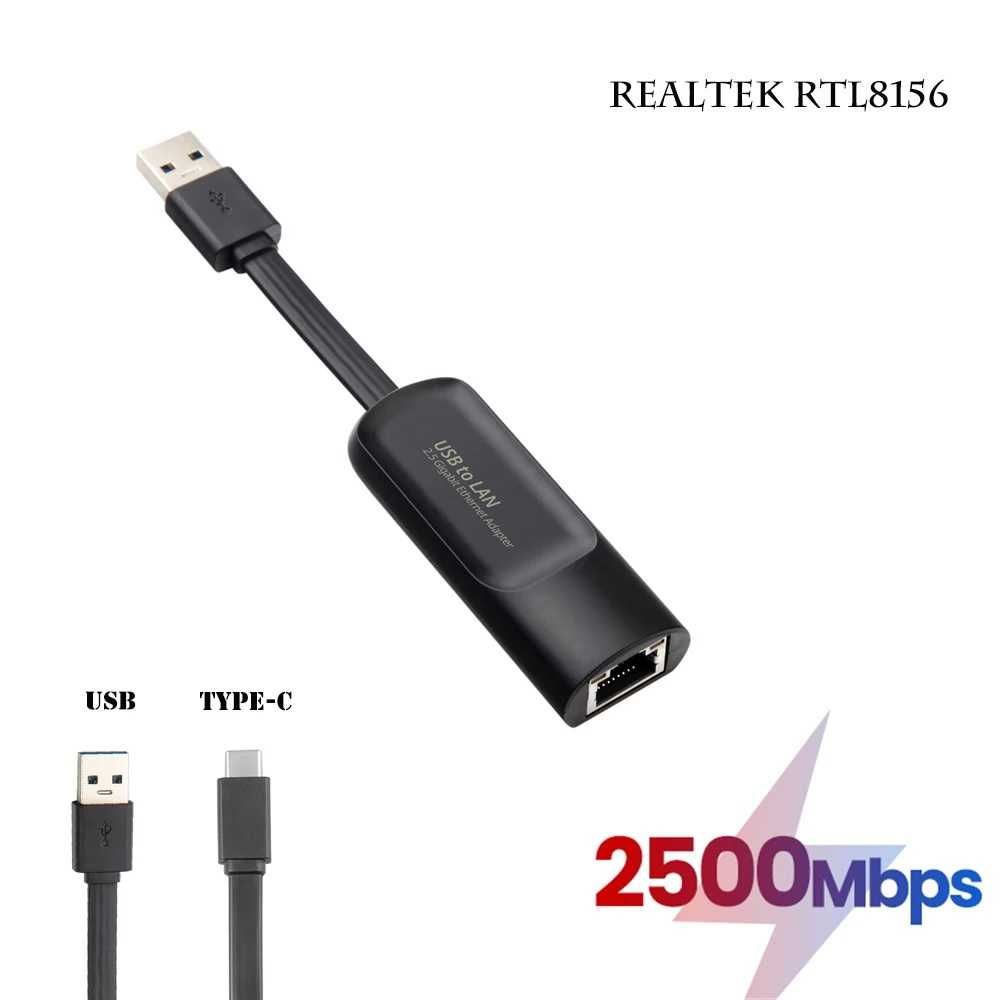Ethernet адаптер USB-С/LAN + USB 3.0/LAN