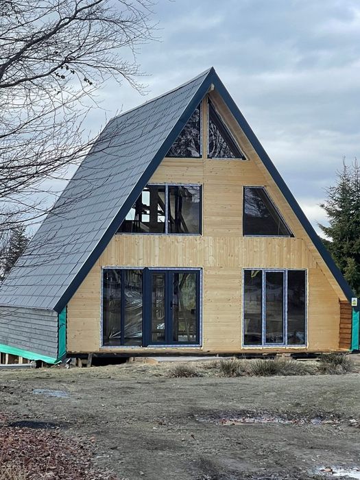 Construim cabane din lemn tip A