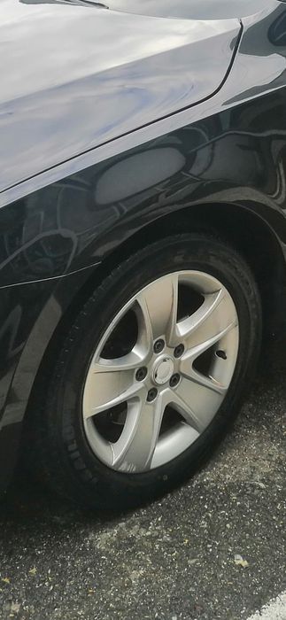 Jante aliaj 5X112 R16 SKODA,AUDI,VW cu anvelope iarna 205 55 16