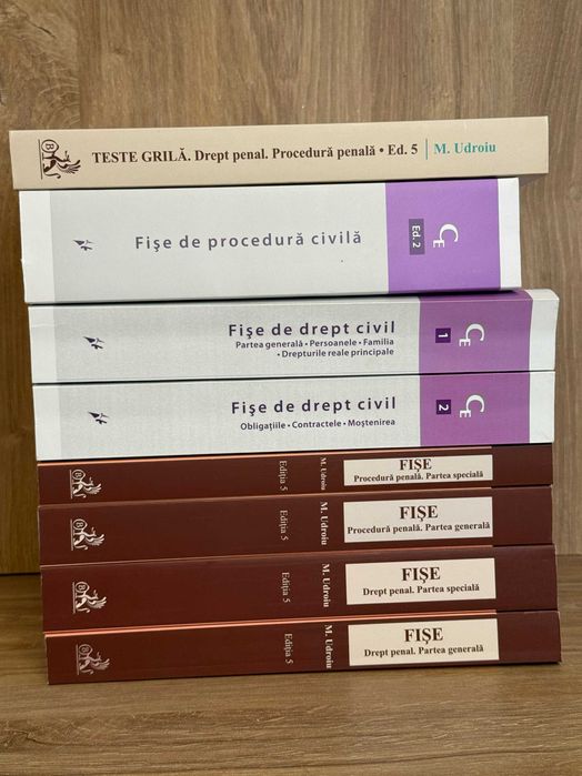 Pachet cărți pentru studenți Drept – Civil, Procedură civilă & Penală