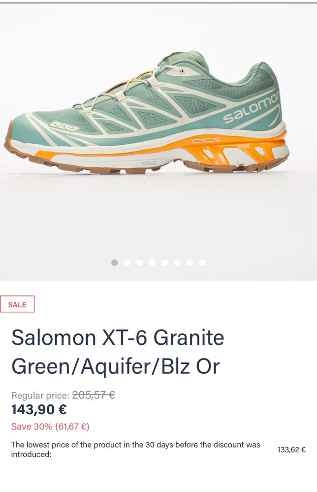 Туристически обувки SALOMON XT6.Номер 45.5