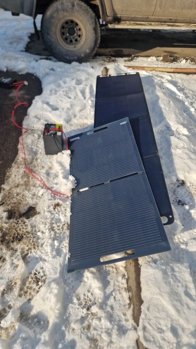 Складная Гибкая солнечная панель 120х60см 100w для 12v акумуляторов