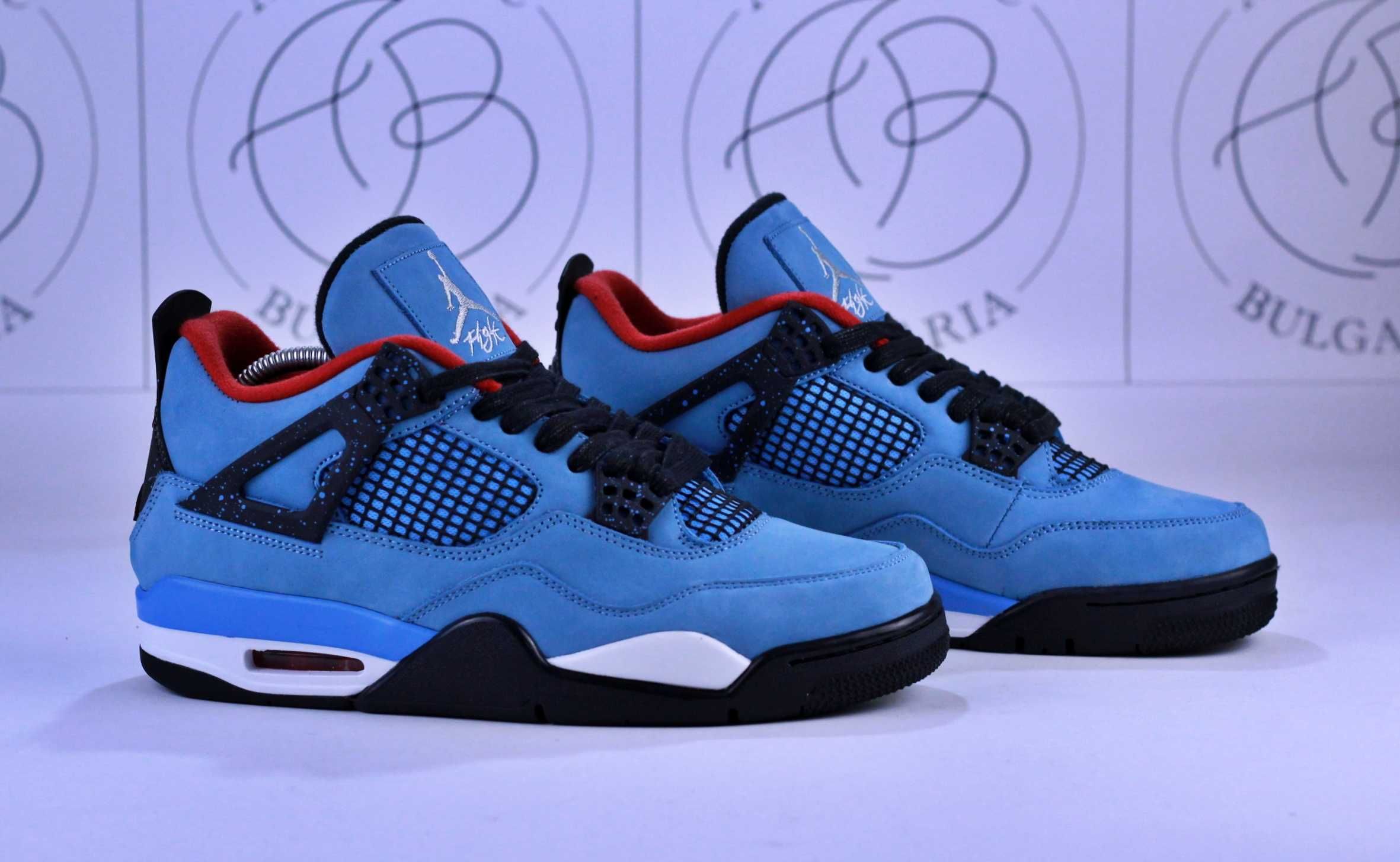 Nike Air Jordan 4 Travis Scott Family and Friends Мъжки Дамски Обувки
