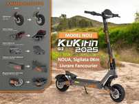 Kukirin G2 - 2025‼️NOUA, sigilata‼️ 45km/h cu motor 800w, baterie 15Ah