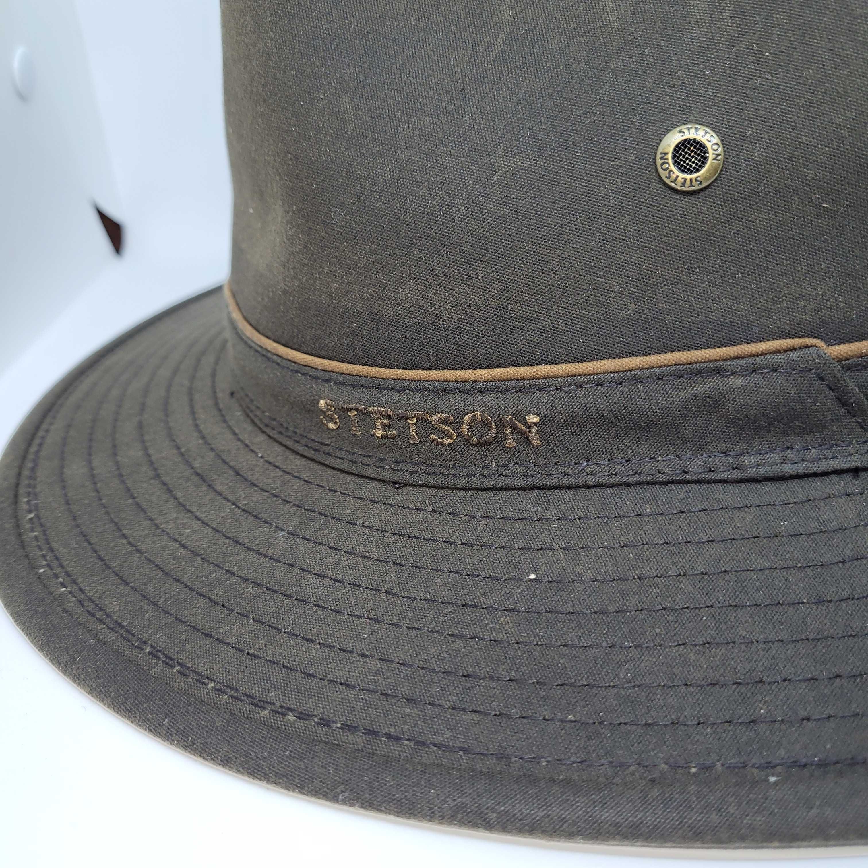 Stetson Traveller Waxed Cotton Hat, Size XXL