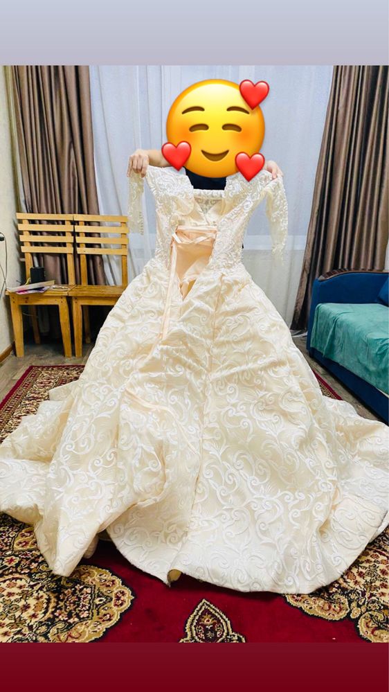 2 свадебных платья за 80.000 тенге