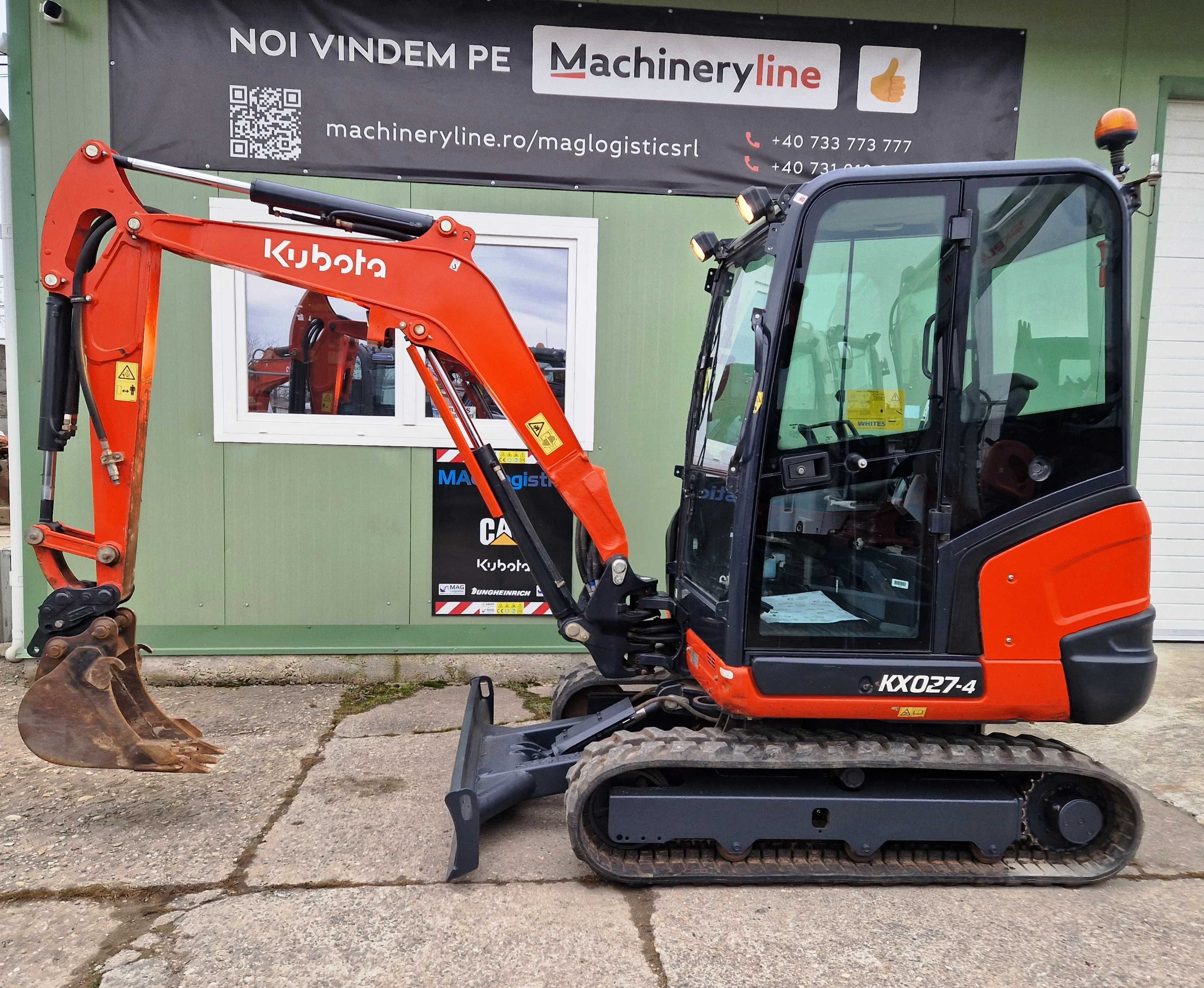 miniexcavator Kubota KX027