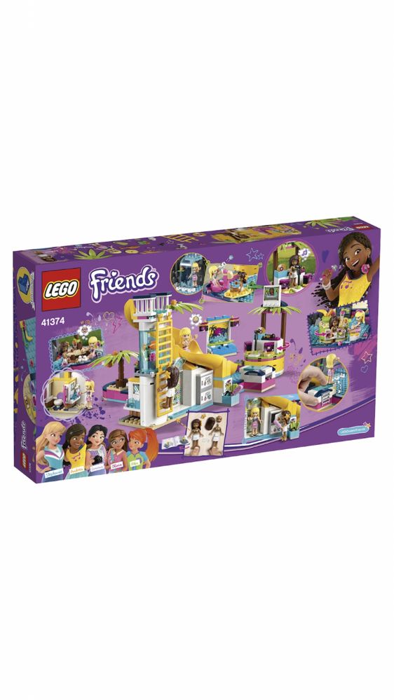 LEGO Friends - Petrecerea la piscina a Andreei 41374, 468 piese