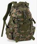 тактическа раница+светлоотразител Military 40L Molle водоустойчива