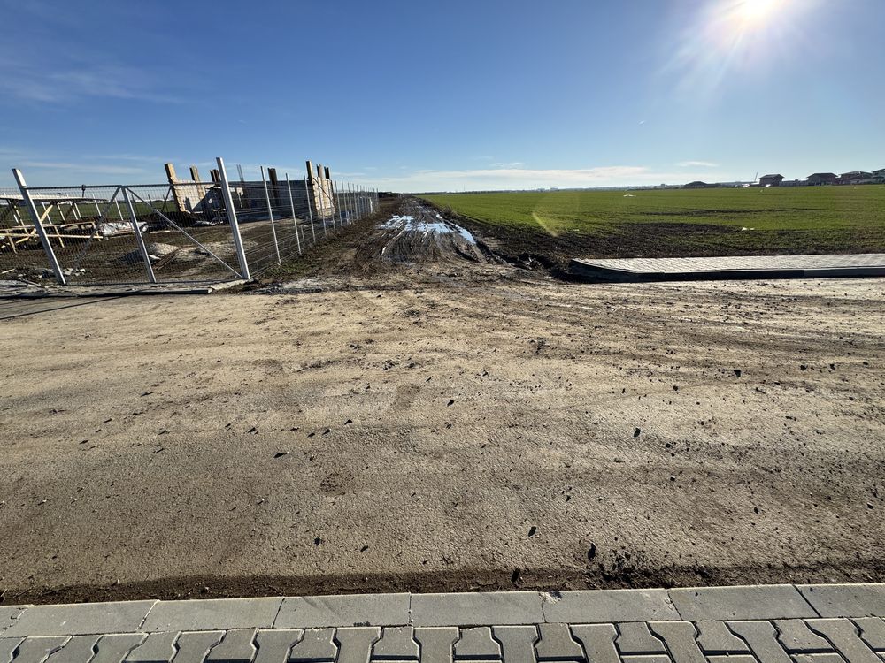 Teren 500 mp in Dragomiresti Vale, str. Lalelelor, deschidere 26 m
