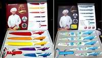 Набор кухонных металлокерамических ножей от магазина "1000 мелочей"