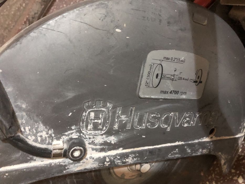 Drujba beton fier Husquvarna k760 de taiat beton