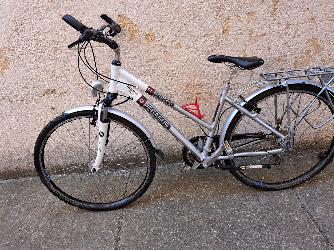 Bicicleta damă aluminiu Pegasus pe 28