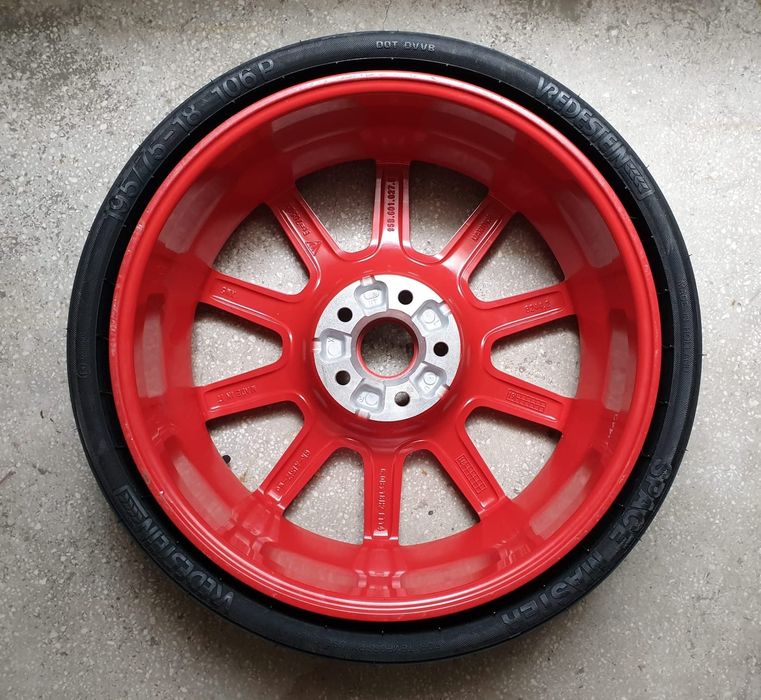 Roata rezerva Audi pe 18 Q8 Q7 Touareg Porsche roti anvelope jante jen