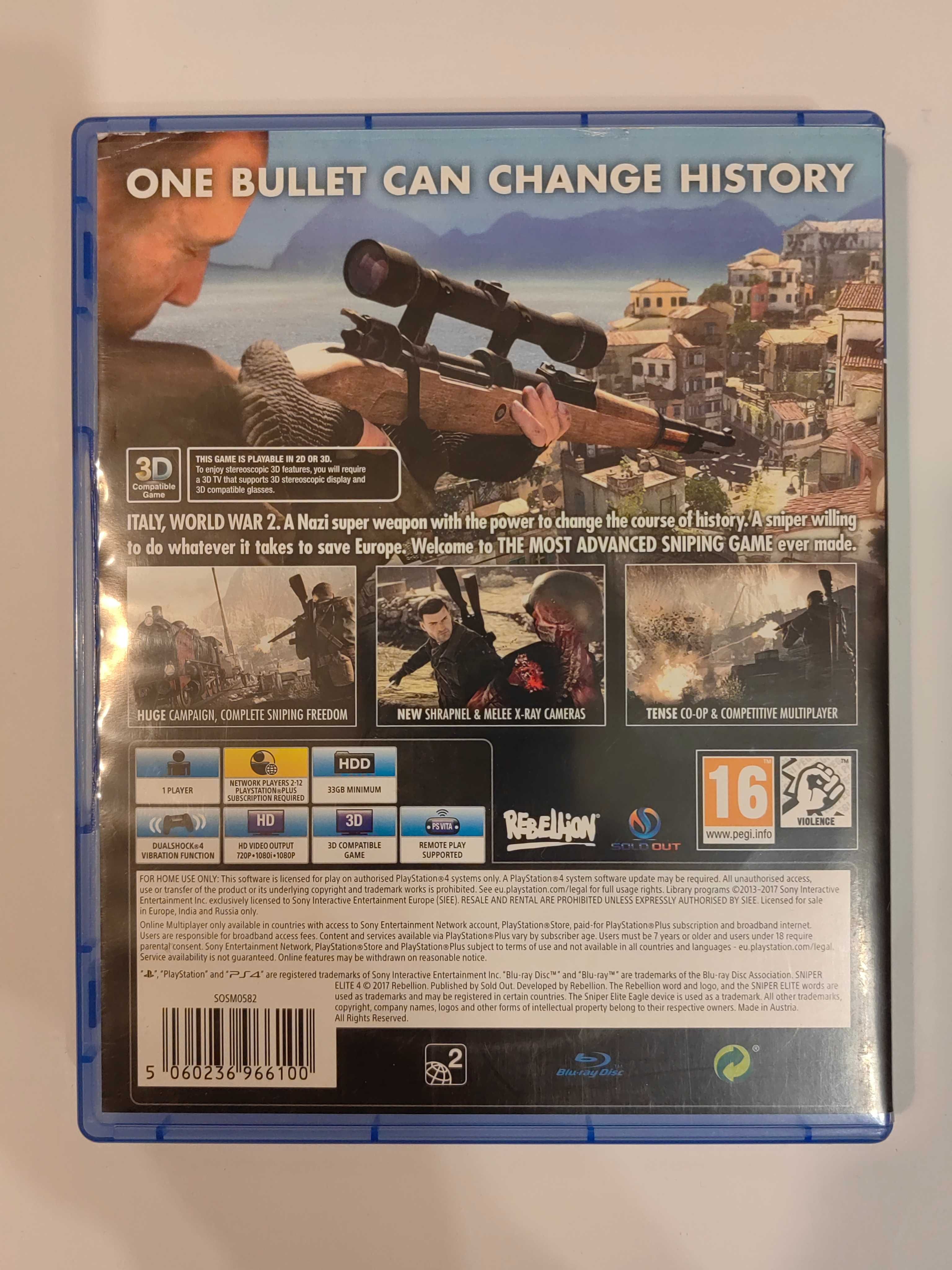 Sniper Elite 4 PS4