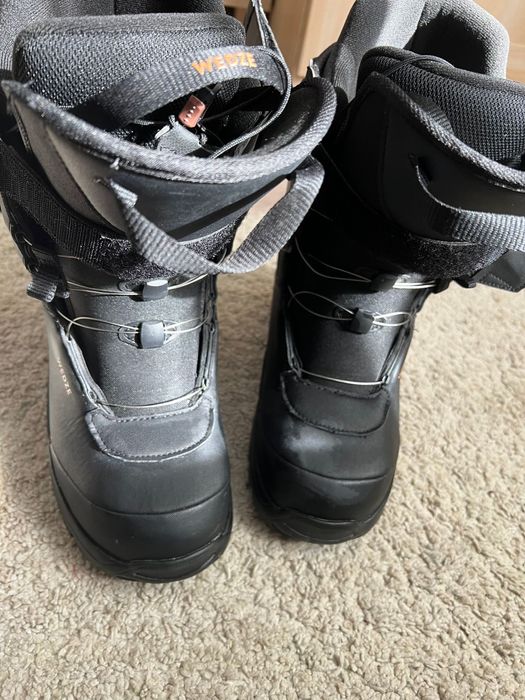 Boots snowboard freestyle & all mountain SNB 500 negru