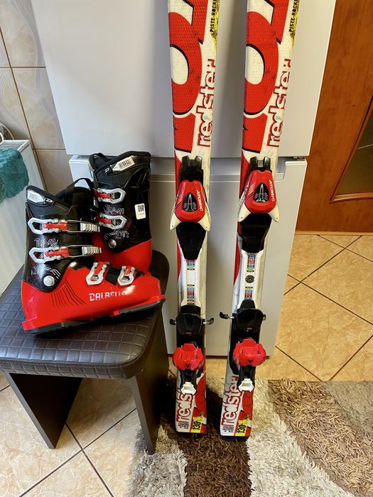 Schiuri 130 cm atomic de copii sau adulti cu clapari set ski