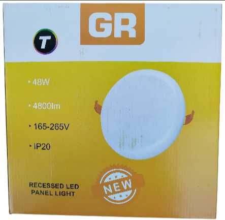 Потолочный светильник LED круглой и квадратной формы 18W, 24W, 36W