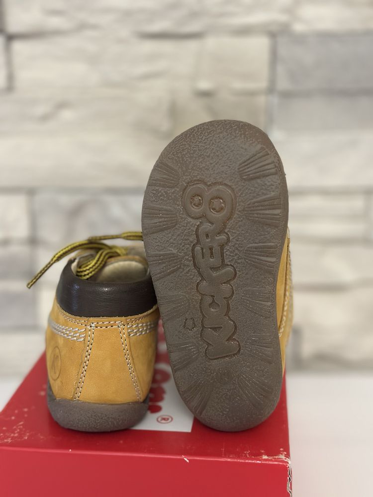 Ghete unisex copii din piele Kickers