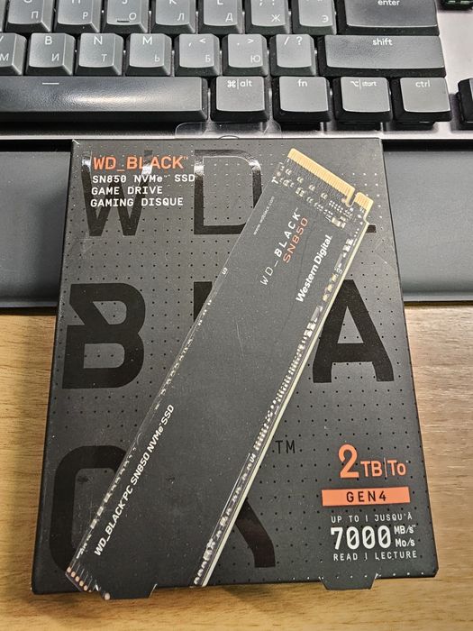 Внутренний SSD WD850 2TB Gen4 7000MB/s