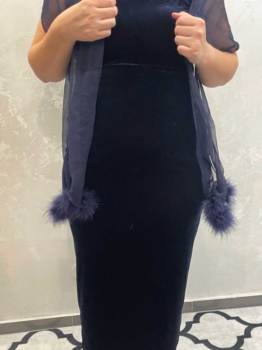 Официална рокля велур