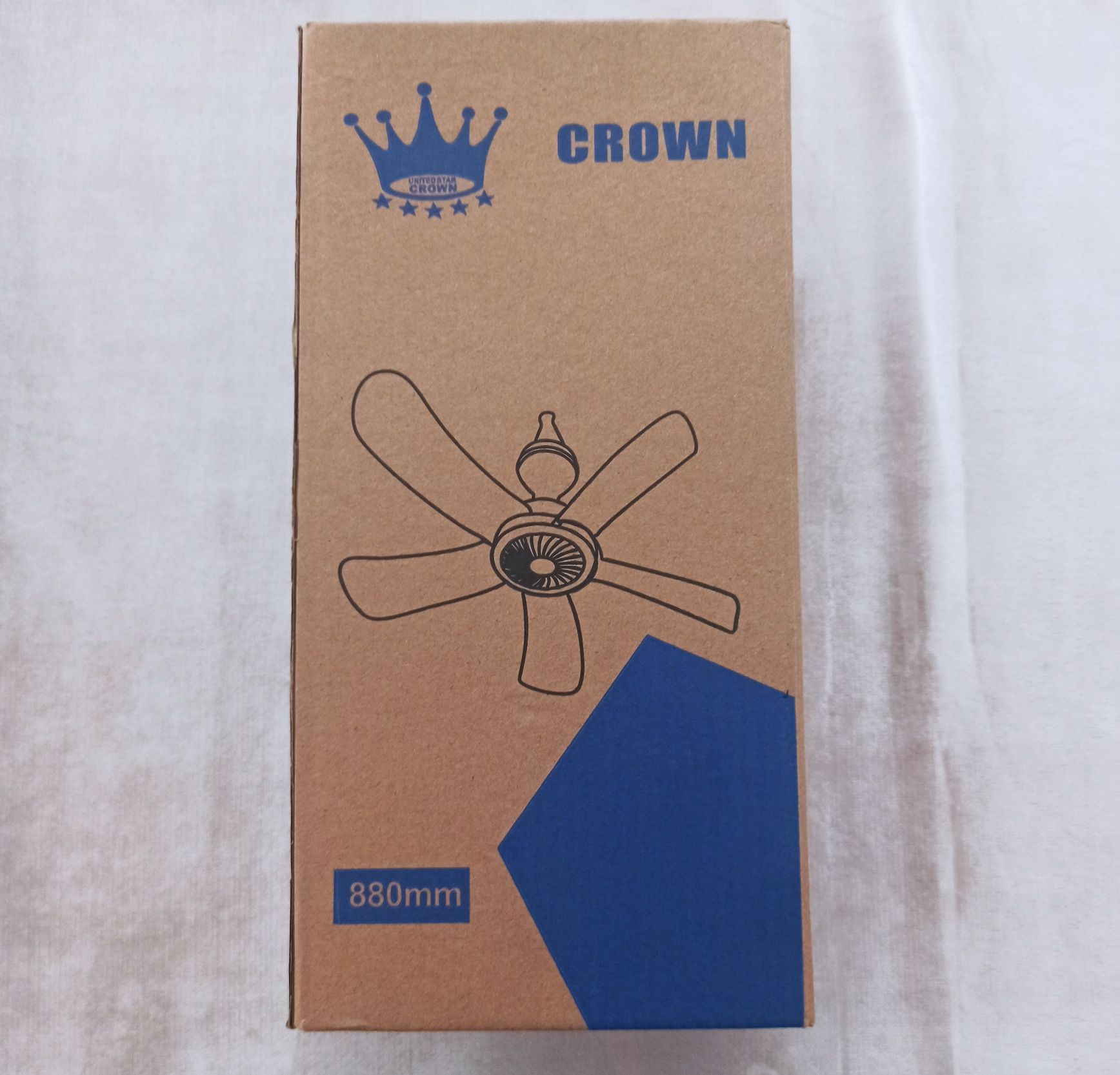 Вентилятор потолочный подвесной Crown