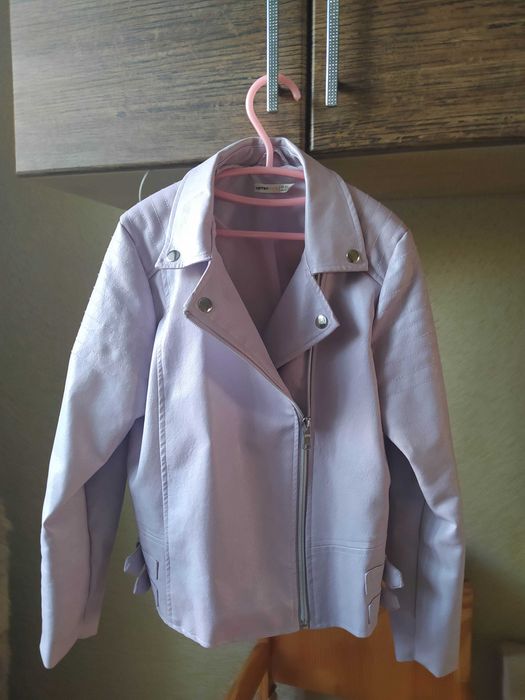 Куртка кожаная подростковая