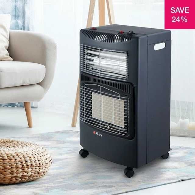 Soba pe gaz si electric noua soba tip semineu portabil GPL Siguranta