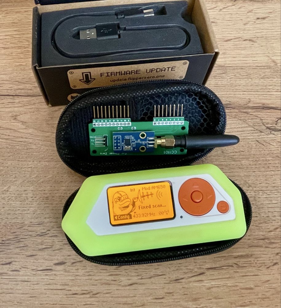 Flipper zero + модуль 433 мгц