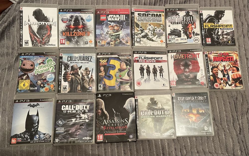 Продам диски ps5, ps4, ps3