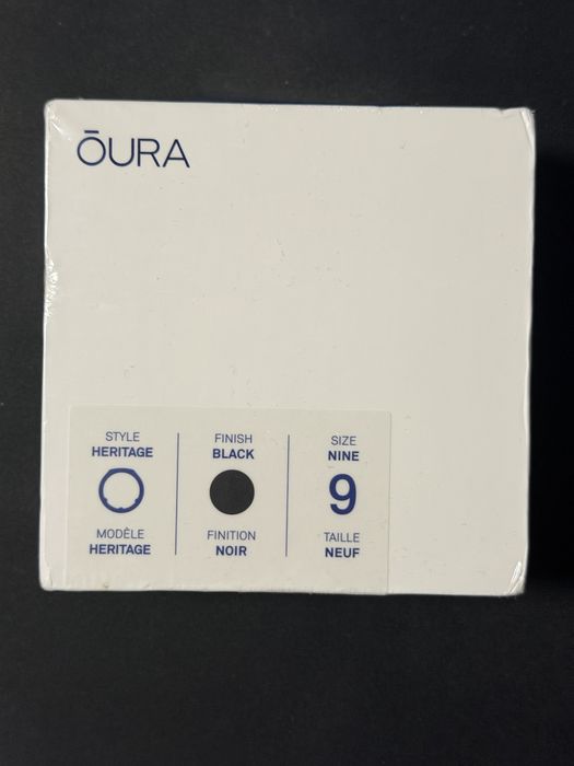 Oura Ring Gen 3 Black Size 9 US