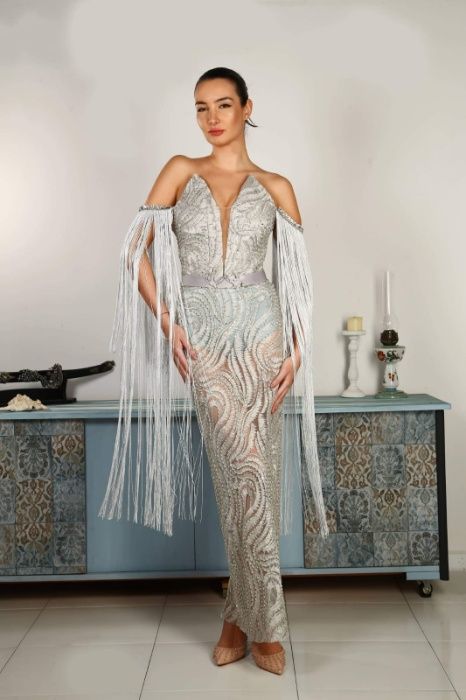 Rochie de Mireasa lucrata manual