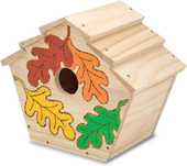 Дървена Къщичка за птици Melissa & Doug Направи си сам