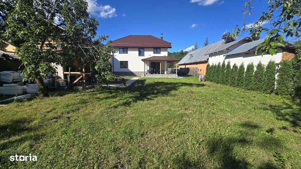 Casă nouă 110 mp utili,Teren 1270 mp,380v,Apa,Canalizare,Asfalt,Acte