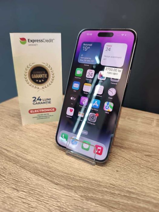 (AG51) Apple iPhone 14 Pro Max 128GB b1025 - Garantie 2 ani!