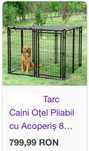 Vând cușcă pentru câini de talie mare
