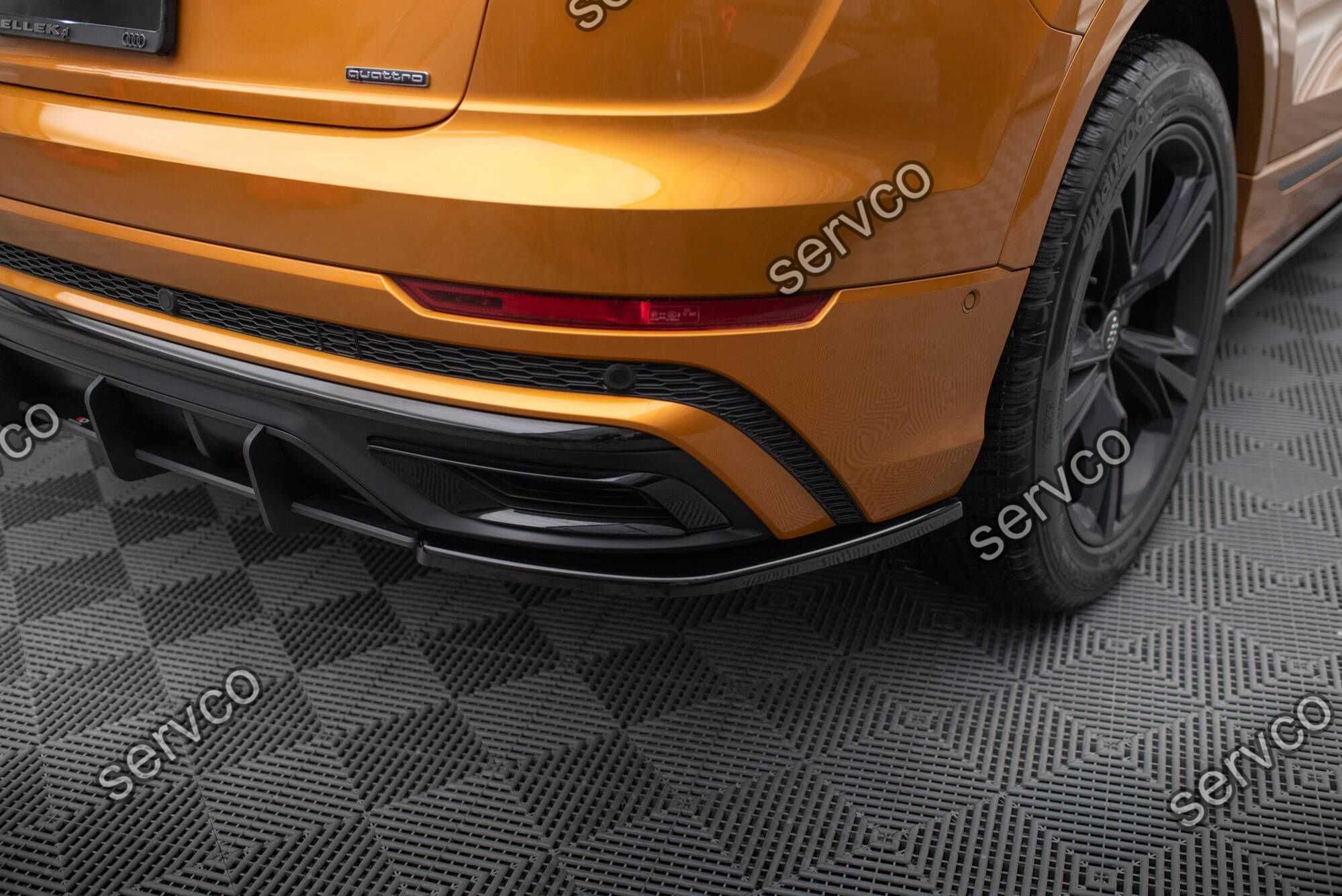 Prelungire bara spate Audi Q8 Mk1 S-Line 2018- v1 Maxton Design