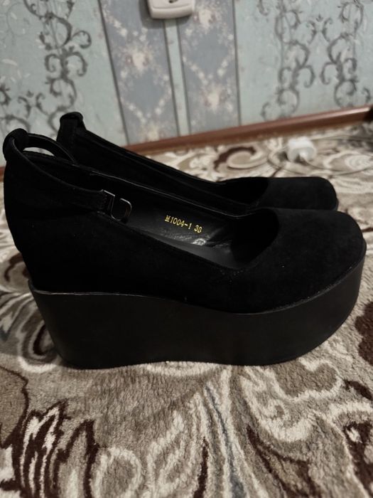 Туфли каблук черное