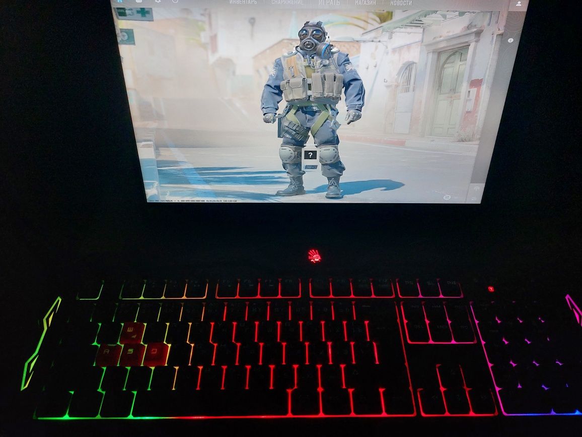 Игровая Клавиатура с RGB подсветкой A4Tech Bloody B210