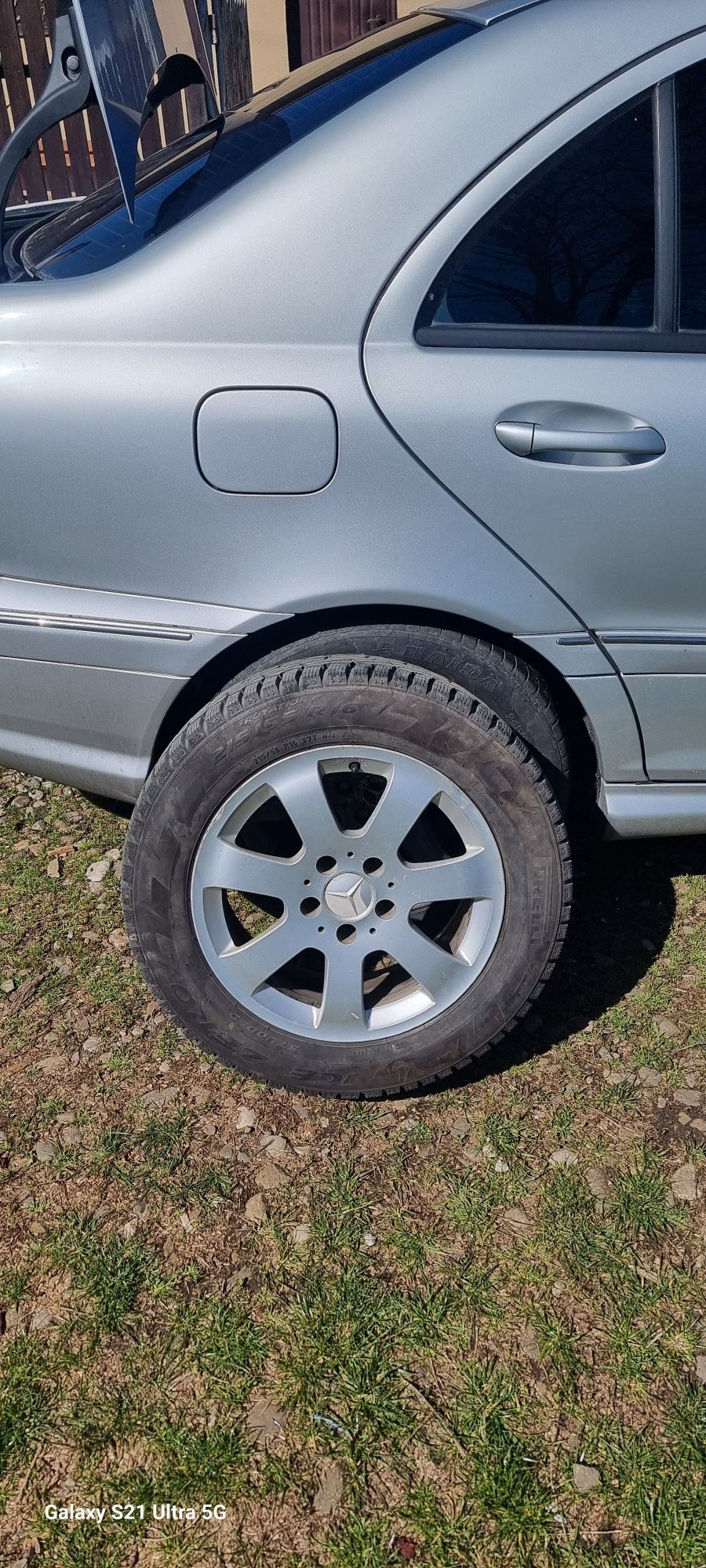 Jante 5x112 R16 Mercedes W203 cu anv Pirelli!