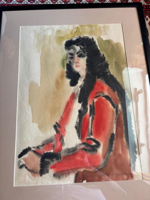 Tablou vechi, ulei, autor consacrat.